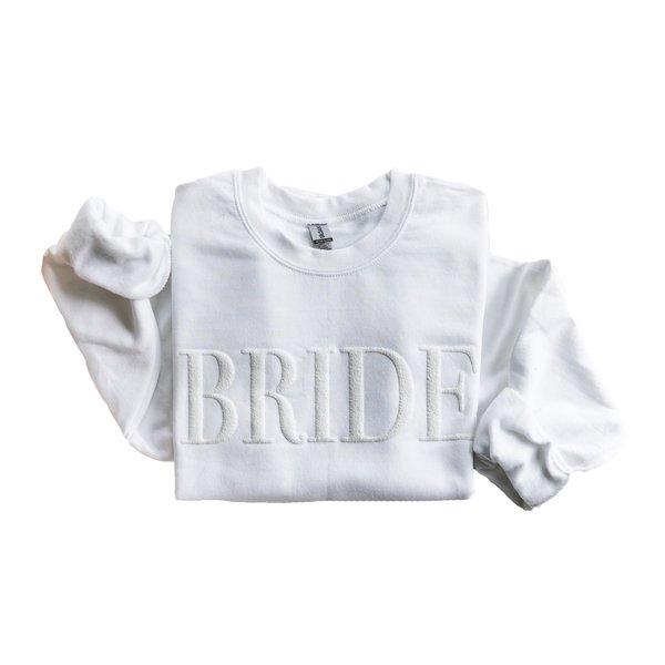 Up2ournecksinfabric Bride Sweatshirt Mrs Sweatshirt - Custom Mrs Sweatshirt - New Mrs - Honeymoon Pajamas - Wedding Gift - Future Mrs. Gift