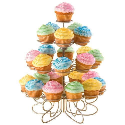 Wilton Cupcakes `n More 24-Count 4-Tier Mini Dessert Stand