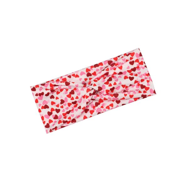 BBTDIN Valentine Turban Headbands Women Girls Valentine Wide Hair Band Valentine Workout Headwear JHV30 (A3)