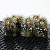 Yanscian Military Camouflage Soldiers Figures, Action Minifigures in Jungle Fatigues, Special Forces Soldier Figures in Ghillie Suit with Weapons and Accessories Gift (6 Figures Included)