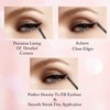Etercycle Fine Angled Eyeliner Brushes, Eye Liner brush, Ultra Thin Slanted Flat Angle for Beauty Cosmetic Tool