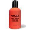 Mehron Makeup Liquid Makeup | Face Paint and Body Paint 4.5 oz (133 ml) (Glow Orange)