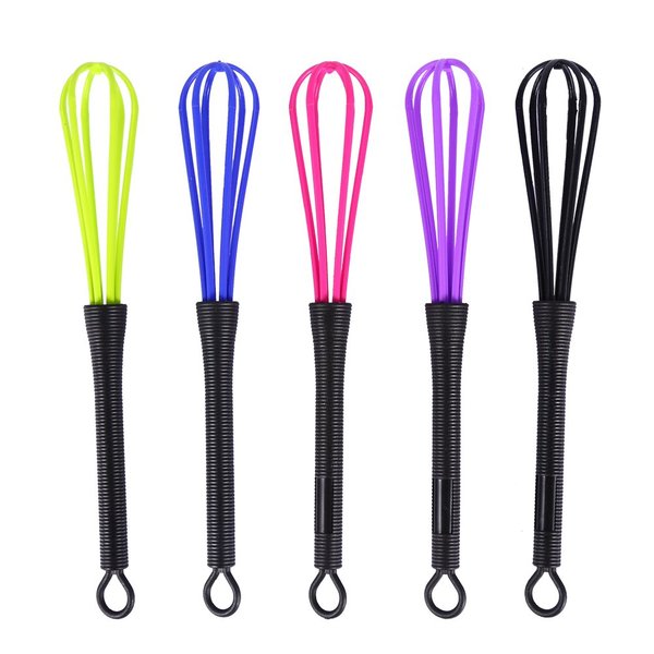 Colortrak, colortrak, Cimenn 5PCS Plastic Salon Barber Hairdressing Hair Color Dye Cream Whisk Kitchen Balloon Mixer Tool