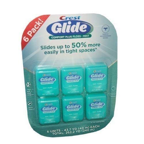 Glide-Crest Dental Floss - 43.7 Yd,