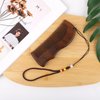 Birth Comb for Labor Pain, Wooden Birthing Comb with Tassel, Childbirth Hair Comb with Plastic Storage Case Pregnancy Comb Delivery Essentials for First Time Moms Pregnancy Gift