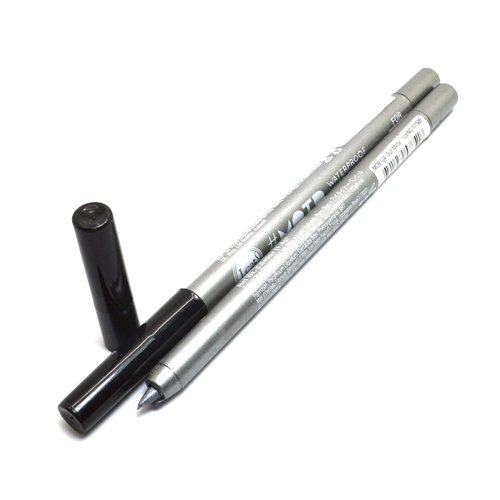 Jcat Beauty 2pcs x MOE104 Gun Metal MOTD Slide on Pencil Eyeliner Crayons Eye Liner + Free Zipper Bag