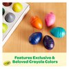 Crayola Egg Crayons (12ct), Washable Toddler Crayons, Jumbo Crayons for Toddlers, Preschool Art Supplies, Toddler Gifts, Ages 1+