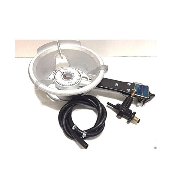 High Pressure Burner Propane Gas Automatic 12" Mouth Up to 119000 BTU/HR, B-0007