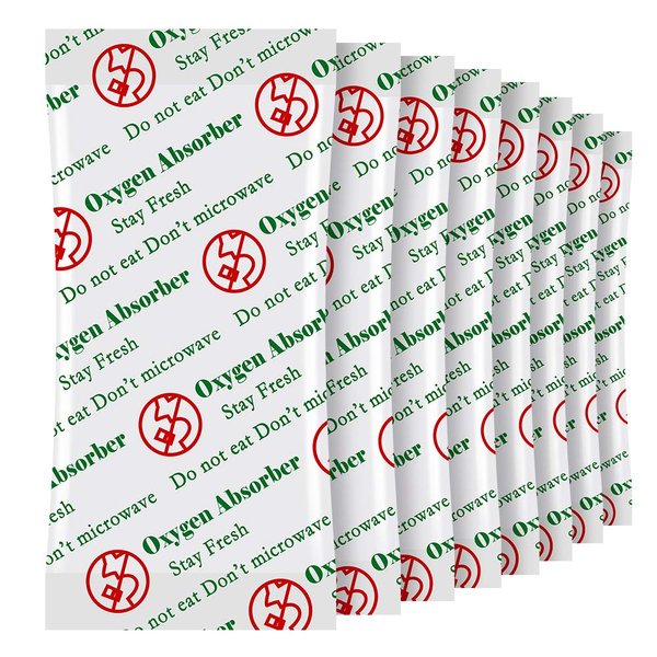 MakMeFre 300cc(50Packets) Oxygen Absorbers for Food Storage, Food Grade Oxygen Absorbers Packets for Food