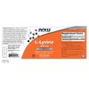NOW Foods Supplements, L-Lysine (L-Lysine Monohydrochloride) 500 mg, Amino Acid, 100 Veg Capsules