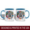Cool Game Time Design Ceramic Mug, 11oz Coffee Cup for Gamers, Colorful Gaming Controller and Fun Doodle Theme, Unique Gift for Video Game Lovers, Reusable Eco-Friendly Mug for Hot Beverages, Tea-Milk