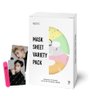 KOSBEAUTY Nacific Premium Facial Mask Sheet Variety Pack - 10 Sheets with K-Pop Stray Kids Photocards for Deep Hydration Skincare - Korean Beauty Set for Women and Men