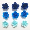 3 Boxes (27 Pcs Total) of Blue Flora Scented Rose Flower Bath Soap, Plant Essential Oil Rose Soap in Gift Box, Gift for Anniversary/Birthday/Wedding/Valentine’s Day/Mother’s Day