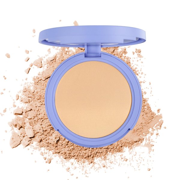 Oil Control Face Pressed Powder, Matte Smooth Setting Powder Makeup, Waterproof Long Lasting Finishing Powder, Cruelty Free Lightweight Face Cosmetics, 0.35Oz (Natural Beige, 02)