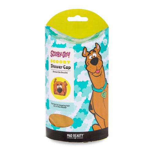 MAD BEAUTY Scooby-Doo Shower Cap, Warner Bros, Childhood Cartoons Throwback, For Delightful, Nostalgic Shower Time, Keeps Hair Dry in Bath or Shower