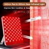 SUXIO Red Light Therapy lamp - 165 LED Red Light Therapy Panel for Face & Body, Portable Deep 660nm - 850nm Near Infrared Light Therapy Device with Eye-Patch, White