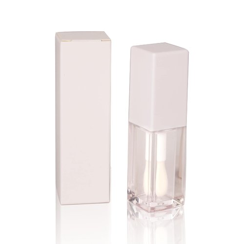 25pcs 25 * 25 * 86mm Craft paper box for lip gloss 350gms lipstick packing box for lipgloss tubes(White paper box 25pcs)