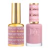 DND Gel Polish Set - 1 each of Pink Gel Polish and Pink Nail Polish, 077 Strawberry Latte, 0.5 Fl Oz