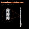U-100 Syringes 30G 1ml/cc 5/16" (8mm) Dispensing Tools，Individually Wrapped,Pack of 100