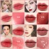 Alisesun 10 Colors Lip Tint Stain Set, Korean Plumping Lip Gloss Watery Lip Stain, Multi-use for Mini Liquid Lipstick & Cheek Tint Long Lasting Vivid Color #02