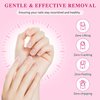 ELAIMEI Press on Nail Remover, 60ml Glue Remove Off for False Nails, Nail Glue Remover, Easy Remove Quick Solid Glue Remover, Acetone Free and Odorless Not for Uv Gel or Gel Nail Polish