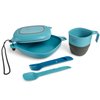UCO 6-Piece Camping, Backpacking, Outdoor Kitchen Gear Mess Kit with Bowl, Plate, Camp Cup, and Switch Spork Utensil Set