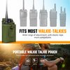 IronSeals Tactical Molle Adjustable Interphone Storage Bag Outdoor Sports Radio Pouch for Two Ways Walkie-talkie