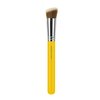 Bdellium Tools Professional Makeup Brush - Studio Series 954 Duo Fiber Slanted Kabuki - With Soft Synthetic Fibers, For Stippling, Buffing, and Blending (Yellow, 1pc)