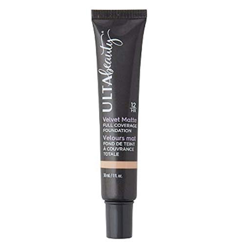 Ulta Beauty Velvet Matte Long-Lasting Cream Foundation, Light to Medium Cool, 1 Fluid Ounce
