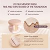 FABLOOX Cellglow Pro Lasting Cushion Foundation, Brighten Skin Skincare Foundation Cushion Natural Coverage Nourishing Makeup, Breathable and Lightweight Formula, Vegan, Almond, Refill Included