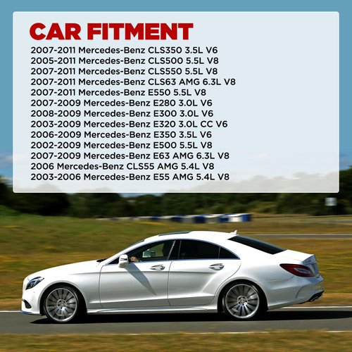 BDFHYK Engine Coolant Expansion Reservoir Overflow Tank Compatible with Mercedes-Benz CLS350 CLS500 CLS550 CLS63 E63 E55 CLS55 AMG E280 E300 E320 E350 E500 E550 Replace 603-283 FRT2411C 2115000049