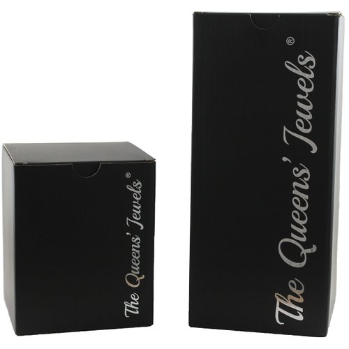 THE QUEENS' JEWELS - Octopus Jeweled Stemless Wine Glass, 21 oz. - Dazzling and Unique - Hand Decorated Glassware - Not Painted