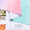 XiDi Curtains for Girls Bedroom Kids Room Unicorn Princess Theme Room Darkening 63 inches Long Wall Decals Pink Purple Green, W52 X L63