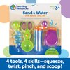 Learning Resources Sand & Water Fine Motor Set, Construction Toy, 4 Pieces, Ages 3+