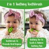 Cactus Baby Teething Toys for Babies 0-6 Months or 6-12 Months, Self-Soothing Pain Relief Soft Baby Teether Toys for Babies, Toddlers, Infants, Boy or Girl, BPA Free, Green