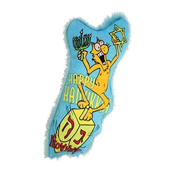 Yeowww Dreidel Krinkle Catnip Toy