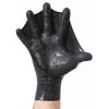 Darkfin Webbed Power Swimming Gloves (1 Pair) for Men, Women, Scuba Diving, Snorkeling, Spearfishing, Surfing in Cold Water, Ultra Thin Hand Fins, Pool Swim Paddles, Latex, Black, Youth Medium