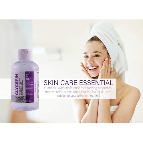 Humco 0030395103196 Glycerin USP Grade Ointment, Pure Vegetable Oil Based for Skin Care, 6oz