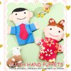 6 Pcs Family Style Hand Puppets Soft Plush Puppets Family Members Cute Hand Puppets Toys for Teachers Parents Shows Story Time Playtime Schools, Grandparents, Mom, Dad, Brother, Sister
