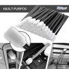 AAwipes Foam Swabs (200 pcs, 5.25", Black) - Lint Free Foam Tip Swab Cleanroom Sponge Stick Detailing Lab Swabs for Camera, Inkjet Printer, Optical Lens, Optical Equipment (C714BLK)
