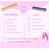 Birthing Comb For Labor Pain Wooden Labor Comb Labor and Delivery Essentials Natural Relief of Pregnancy Contraction Birthing Comb with Castor Oil for Postpartum Gift, Relief Gift for Women