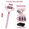 Germanium Roller Uplifting Face Massager Beauty Roller for Skin Tightening & De-Puffing, Face, Eye, Chin, Neck Massager, Anti-Aging Wrinkles Reduces