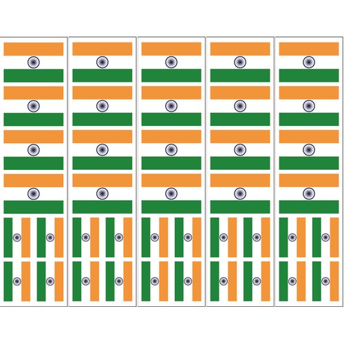 40 Tattoos: Indian Flag, India Party Favors