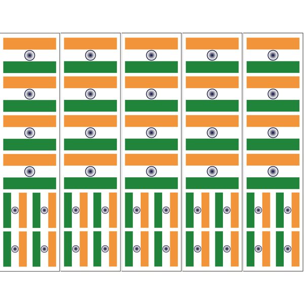 40 Tattoos: Indian Flag, India Party Favors