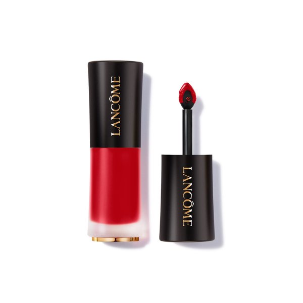Lancôme L'Absolu Rouge Drama Ink Semi-Matte Liquid Lipstick - Highly Pigmented - All Day Wear - 525 French Bisou