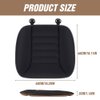 MYFAMIREA Car Seat Cushion Pad Comfort Seat Protector for Car Driver Seat Office Chair Home Use Memory Foam Seat Cushion with Non Slip Bottom (Black)
