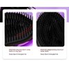 HairComb - Detangler Hair Brush for Kids, Toddler, Adults - Wet & Dry Brush- Gentle on Hair & Scalp with Flexible Soft Bristles and 360° Rotating Handle, Suitable for All Hair Types (Purple)