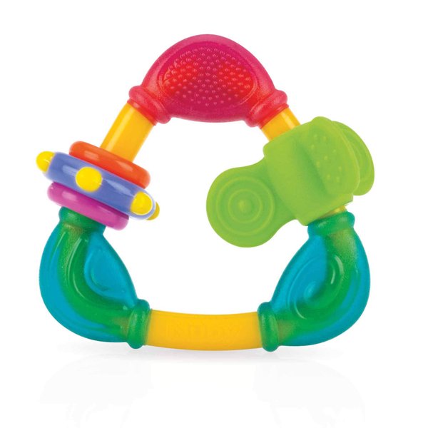 Nuby Spin N' Teethe Teether, Colors May Vary