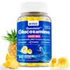 Sugar Free Glucosamine Chondroitin MSM Filled Gummies 3100mg -Joint Support Supplement - Plus Turmeric, Boswellia, Hyaluronic Acid & Vitamin D3, Mobility, Comfort, Flexibility & Bone Support, 60Cts