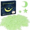 Glow in The Dark Stars for Ceiling - 205PCS Stars & 1 Moon for Kids Bedroom, Baby Room Nursery - Safe, Removable & Reusable